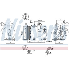 Kompressor, Klimaanlage 890683 Kompressor, Klimaanlage 890683