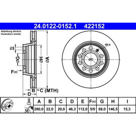 Bremsscheibe 24.0122-0152.1