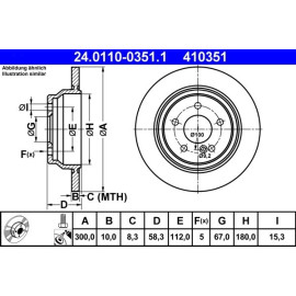 Bremsscheibe 24.0110-0351.1