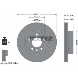Bremsscheibe 92288403 Bremsscheibe 92288403