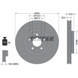 Bremsscheibe 92277705 Bremsscheibe 92277705