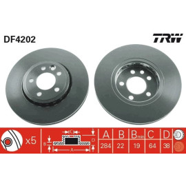 Bremsscheibe DF4202 Bremsscheibe DF4202