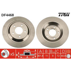 Bremsscheibe DF4468 Bremsscheibe DF4468