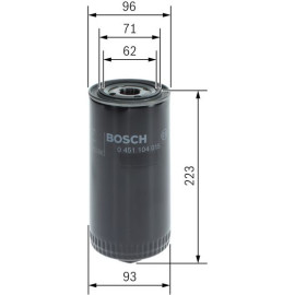 BOSCH 0 451 104 015 Ölfilter BOSCH 0 451 104 015 Ölfilter