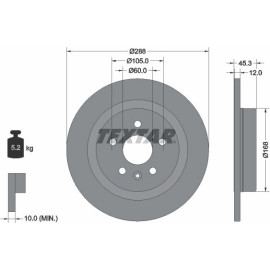 Bremsscheibe 92275203 Bremsscheibe 92275203