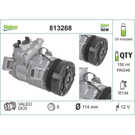 Kompressor, Klimaanlage 813268
