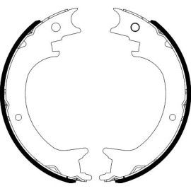 Bremsbackensatz, Feststellbremse 8DA 355 051-271