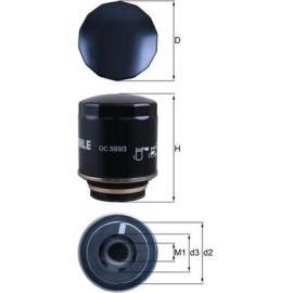 Ölfilter OC 593/3 Ölfilter OC 593/3