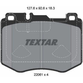 Textar 2206103 Bremsbelagsatz, Scheibenbremse Q+ Textar 2206103 Bremsbelagsatz, Scheibenbremse Q+