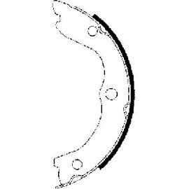 Bremsbackensatz, Feststellbremse 8DA 355 050-611