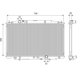 Kühler, Motorkühlung 701386