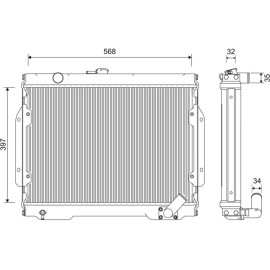 Kühler, Motorkühlung 701262