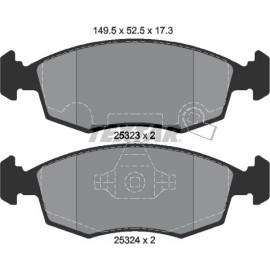 Bremsbelagsatz, Scheibenbremse 2532301 Bremsbelagsatz, Scheibenbremse 2532301