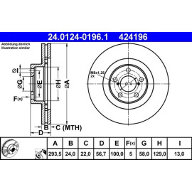 Bremsscheibe 24.0124-0196.1