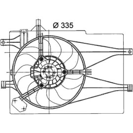 Lüfter, Motorkühlung CFF 204 000P