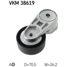 Spannrolle, Keilrippenriemen VKM 38619 Spannrolle, Keilrippenriemen VKM 38619