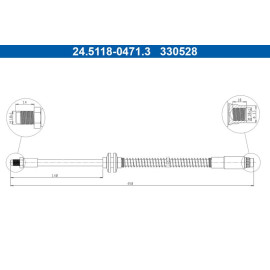 Bremsschlauch 24.5118-0471.3