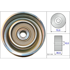 Umlenk-/Führungsrolle, Keilrippenriemen 532 0738 10 Umlenk-/Führungsrolle, Keilrippenriemen 532 0738 10
