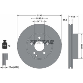 Bremsscheibe 92163205
