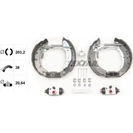 Bremsbackensatz 84061801 Bremsbackensatz 84061801