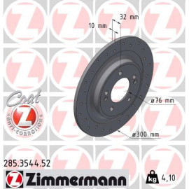 Bremsscheibe 285.3544.52