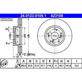Bremsscheibe 24.0123-0109.1