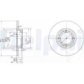 Bremsscheibe BG2533 Bremsscheibe BG2533
