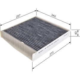 BOSCH 1 987 432 464 Innenraumfilter BOSCH 1 987 432 464 Innenraumfilter