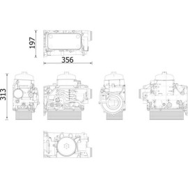 Ölkühler, Motoröl CLC 303 000S