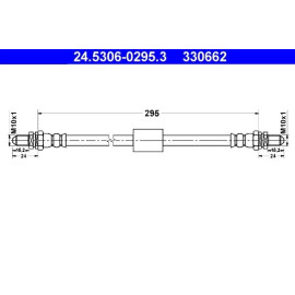 Bremsschlauch 24.5306-0295.3