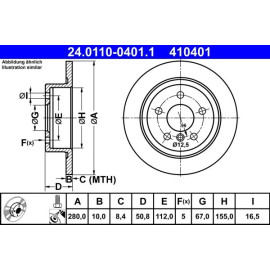 Bremsscheibe 24.0110-0401.1