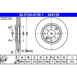 Bremsscheibe 24.0124-0139.1