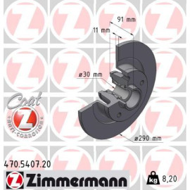 Bremsscheibe 470.5407.20 Bremsscheibe 470.5407.20