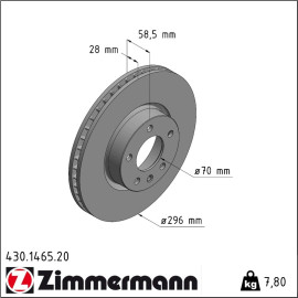 Bremsscheibe 430.1465.20