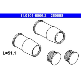 Führungshülsensatz, Bremssattel 11.0101-6006.2 Führungshülsensatz, Bremssattel 11.0101-6006.2