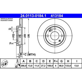 Bremsscheibe 24.0113-0184.1