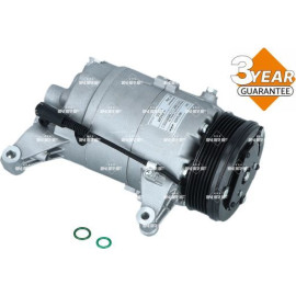 NRF EASY FIT 32409 Klimakompressor für MINI Schrägheck, Cabrio CVC, 12V, PAG 46, mit PAG-Kompressoröl, mit Dichtring NRF EASY FIT 32409 Klimakompressor für MINI Schrägheck, Cabrio CVC, 12V, PAG 46, mit PAG-Kompressoröl, mit Dichtring