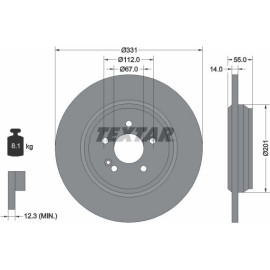 Bremsscheibe 92103303 Bremsscheibe 92103303