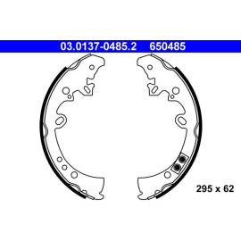 Bremsbackensatz 03.0137-0485.2 Bremsbackensatz 03.0137-0485.2