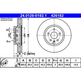 Bremsscheibe 24.0126-0182.1