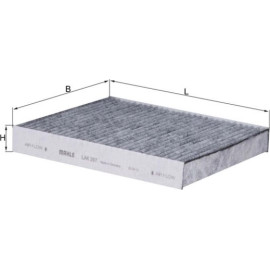 Filter, Innenraumluft LAK 297 Filter, Innenraumluft LAK 297