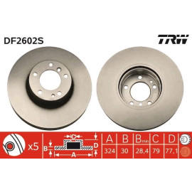 Bremsscheibe DF2602S Bremsscheibe DF2602S