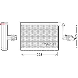 Verdampfer, Klimaanlage DEV05002 Verdampfer, Klimaanlage DEV05002