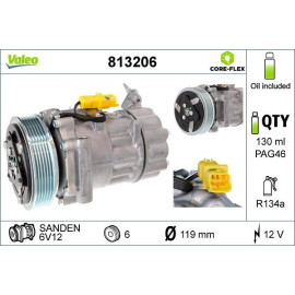 Kompressor, Klimaanlage 813206 Kompressor, Klimaanlage 813206