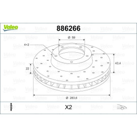 Bremsscheibe 886266