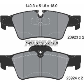 Bremsbelagsatz, Scheibenbremse 2392302 Bremsbelagsatz, Scheibenbremse 2392302