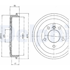 Bremstrommel BF275