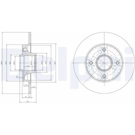 Bremsscheibe BG9022RSC