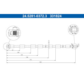 Bremsschlauch 24.5281-0372.3