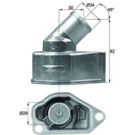 Thermostat, Kühlmittel TI 9 92
